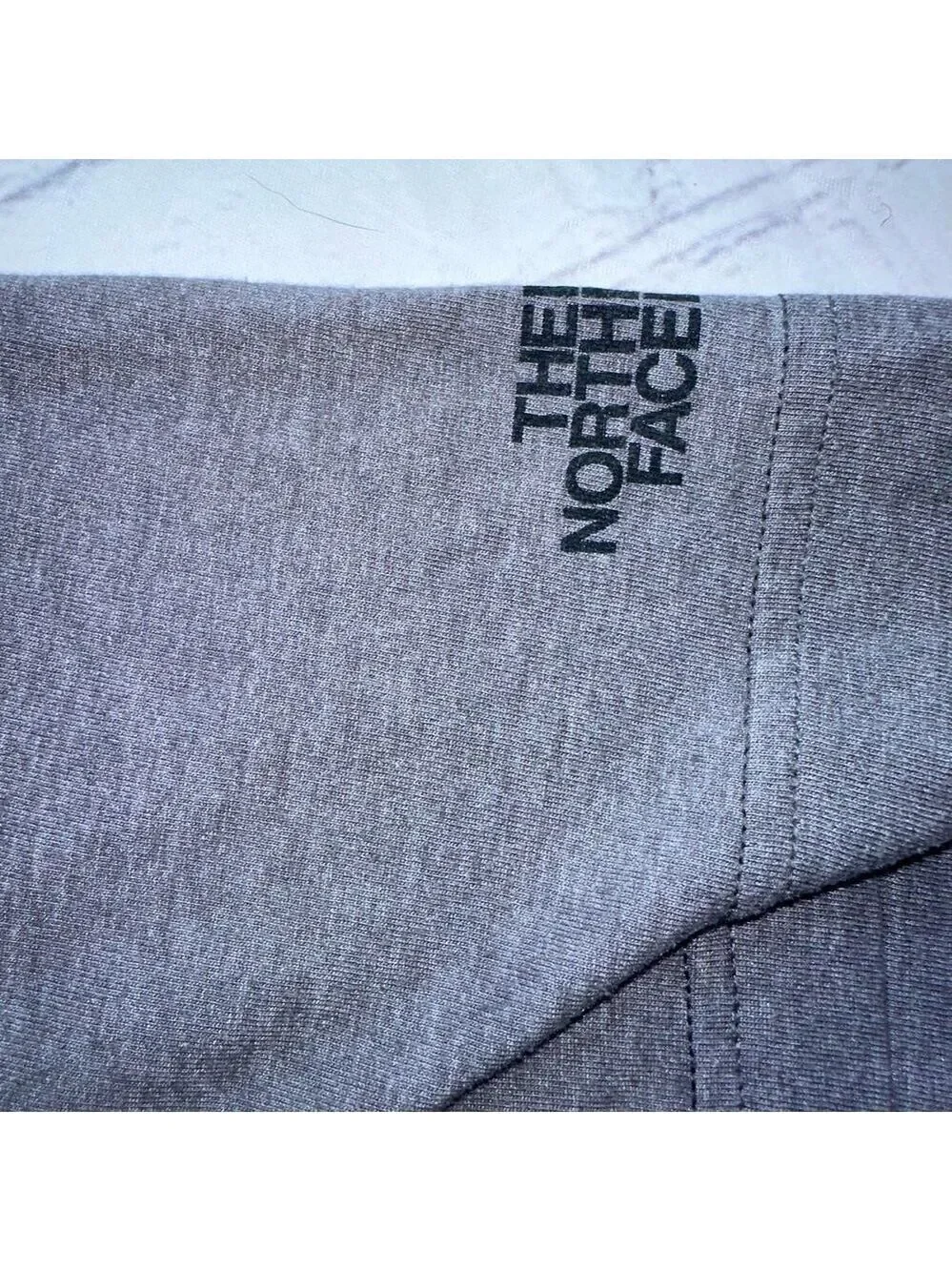 EUC Men’s Medium The North Face Slim Fit Gray Camping Graphic TShirt